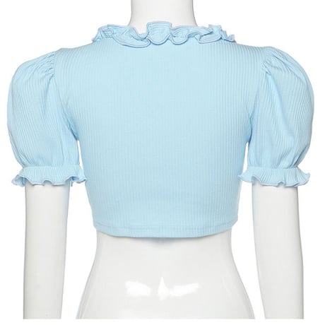 フリル Puff Gurl Top