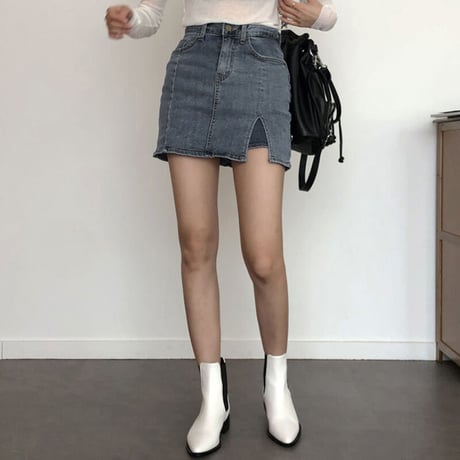 Denim Skirt Pants