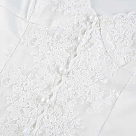 Lace Button down Top