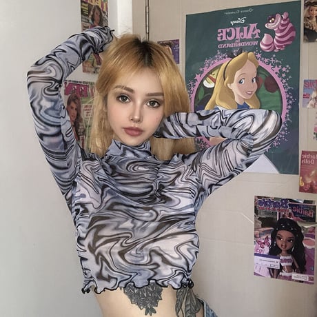 Swirl Sheer シースルー Top