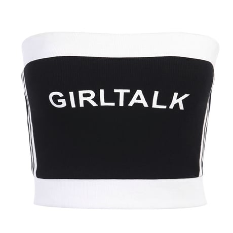 GIRL TALK リブニット Top
