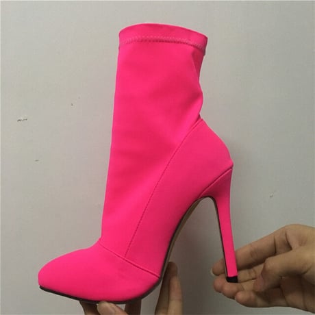 ショートブーツ Pink