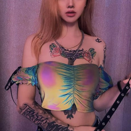 Hologram オフショル Top