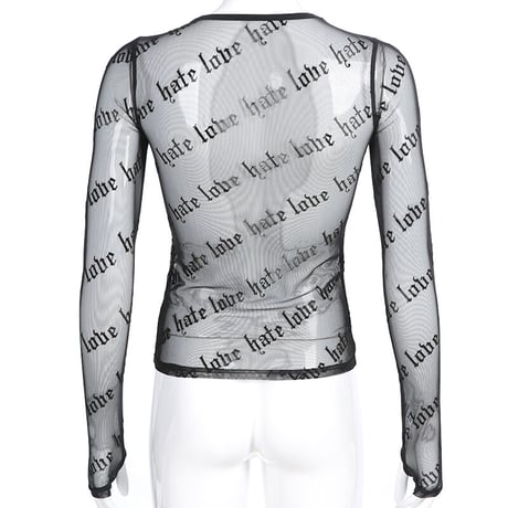 Love Hate Mesh Top