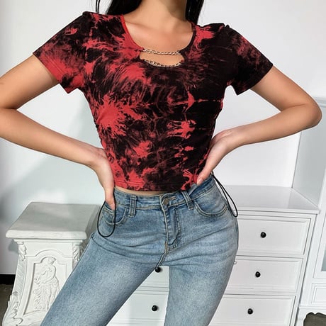 2色 Double Chain Top