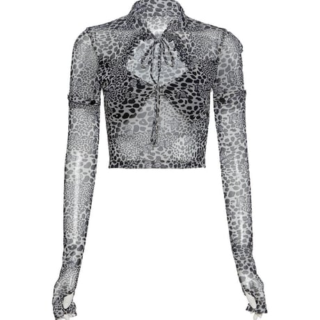 2WAY Leopard Cut Top