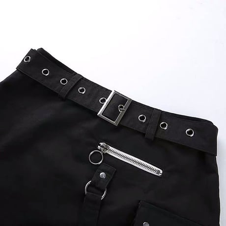 ガーター風 ショートスカート