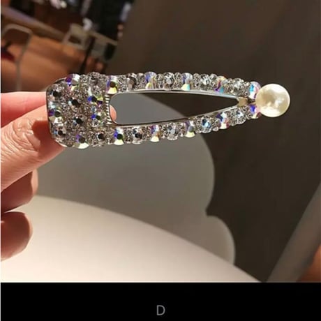 10種類 ラインストーン ヘアアクセサリー