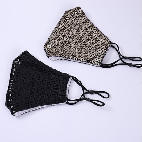 2色 2セット スパンコール Masks