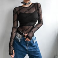 Love Hate Mesh Top