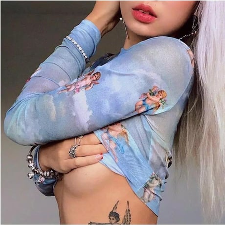 Blue Angels シースルー Top