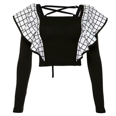 Sexy Back Grid Top