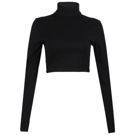 ハイネック Cropped Top