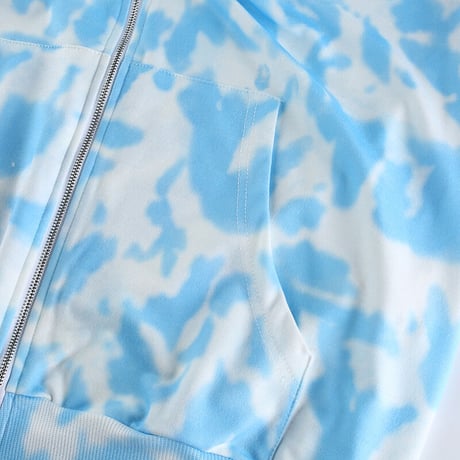 2色 Tie-Dye Zip up Hoodie パーカー