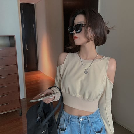 3色 Double Cut Top
