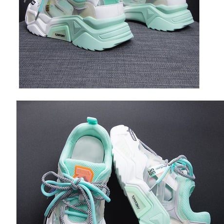 Mint シースルー プラットフォーム スニーカー