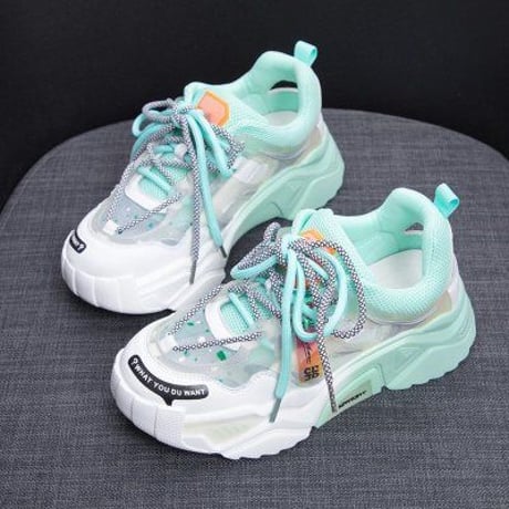 Mint シースルー プラットフォーム スニーカー