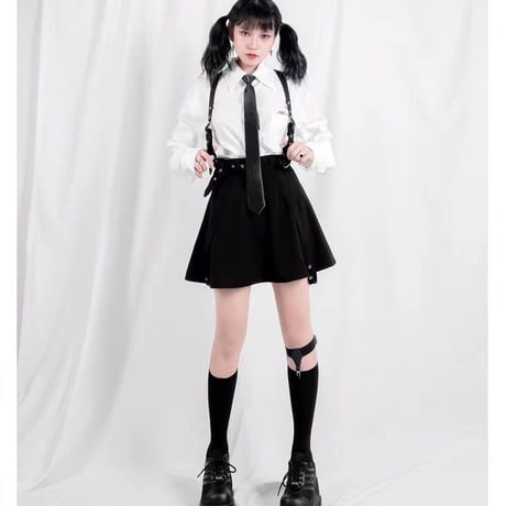 Night Dolls サスペンダー Jump Skirt