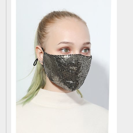 2色 2セット スパンコール Masks