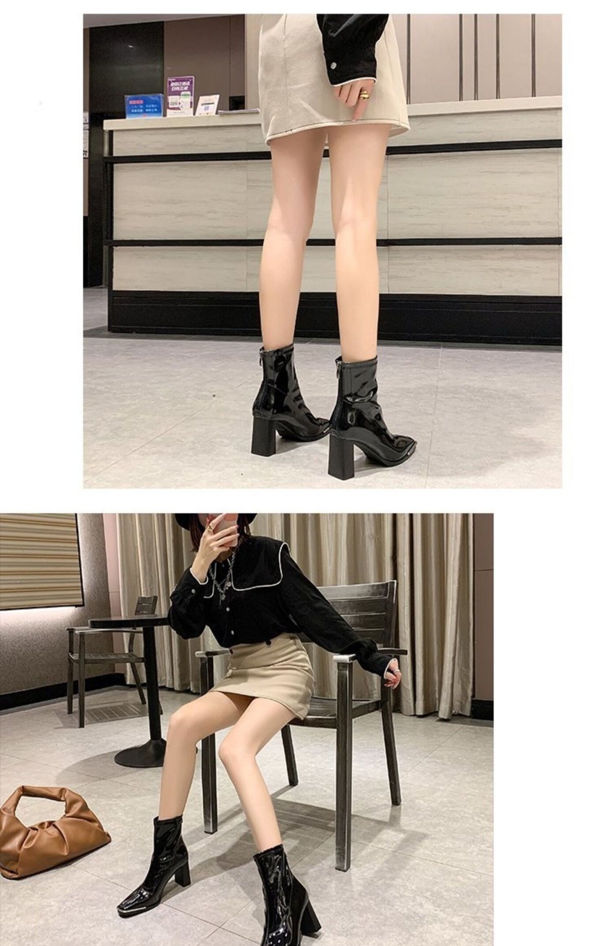 Fendi エナメルショートブーツ fit=scale-down,w=1200