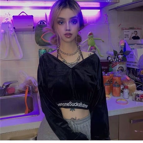 Everyone Sucks But Me Velvet Top