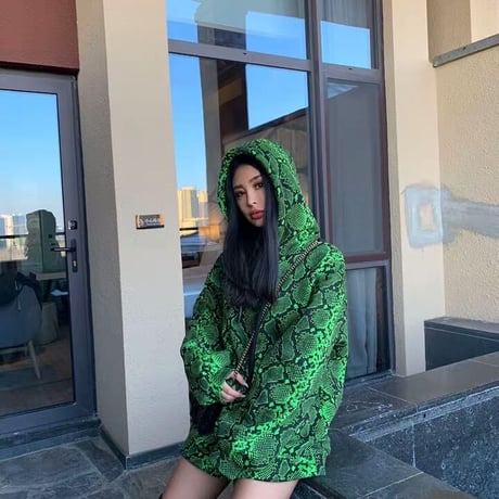 Green Python Hoodie パーカー
