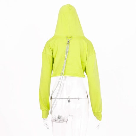 Thunder Bolt Cropped パーカー