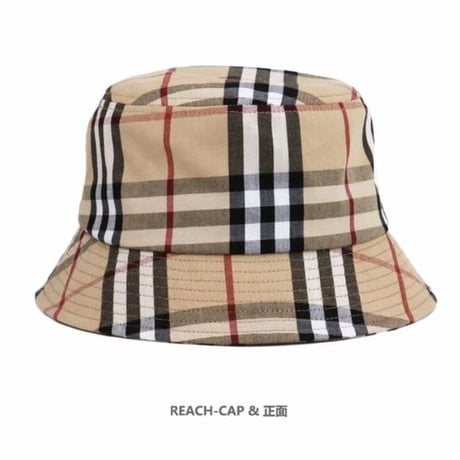 Plaid バケットハット