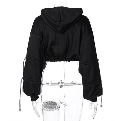 Cropped Top Hoodie パーカー