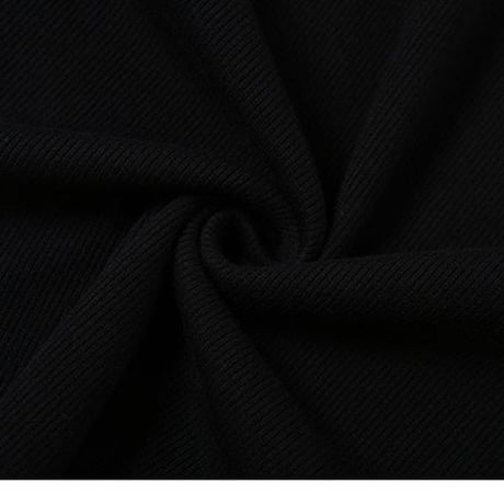 Vネック Zipper ワンピース ドレス
