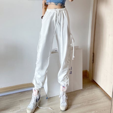 2色 Side Lace up Pants