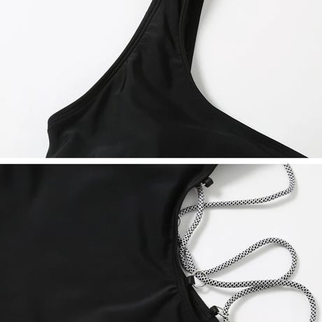 Sexy レースアップ モノキニ
