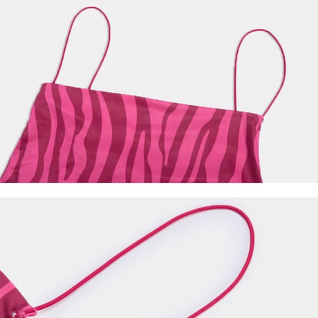 Pinky Zebra ドレス