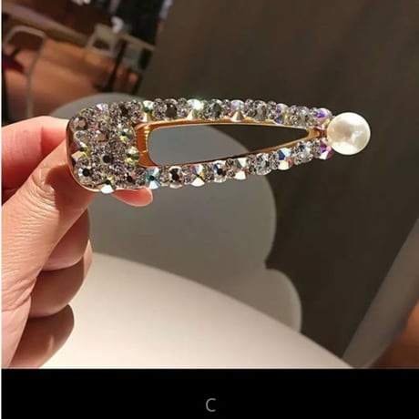 10種類 ラインストーン ヘアアクセサリー