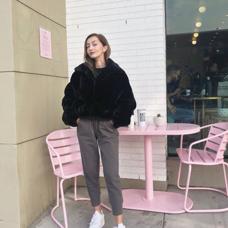 Fluffy FUR ジャケット | PLASTIC BUNNY