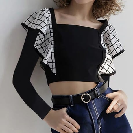 Sexy Back Grid Top