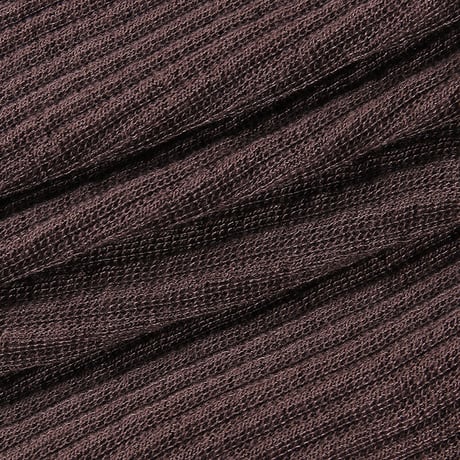 2色 Knit カッティング Long Dress One-piece