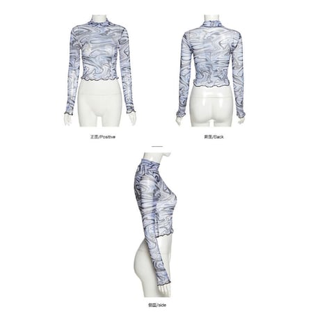 Swirl Sheer シースルー Top