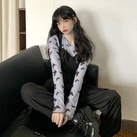 Butterfly Mesh Top