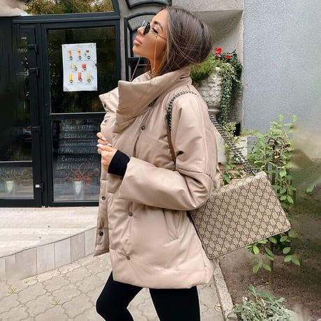 2色 Stand Collar Down Jacket