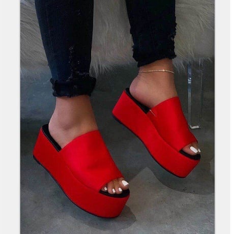 4色 Platform Sandals