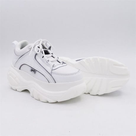 White Reflective プラットフォームシューズ