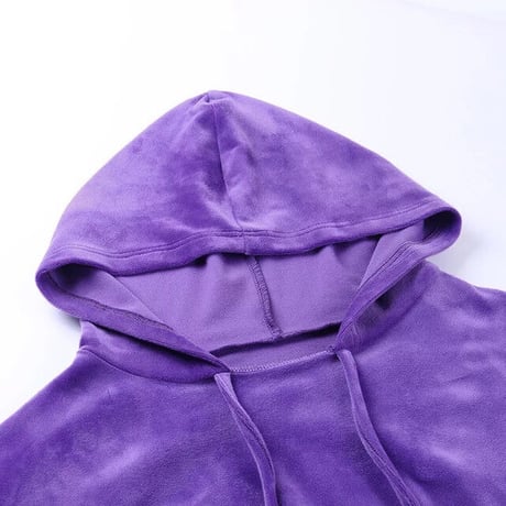 2色 Velvet 上下セットアップ