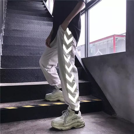 2色 Reflective パンツ UNISEX 男女兼用