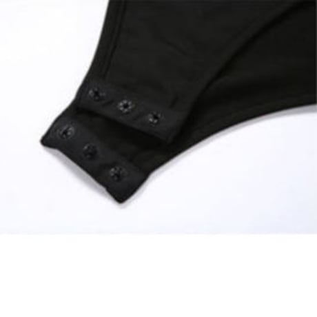 Zipper up ボディスーツ