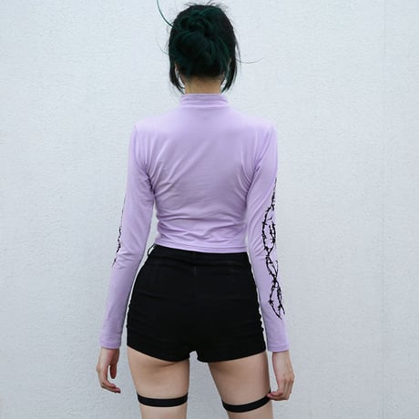 Purple Wires Top