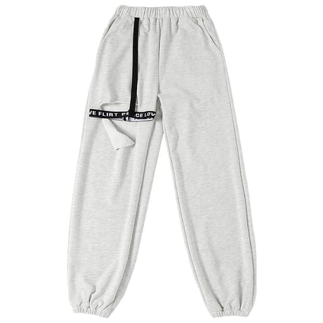 Patch-work Cut out Pants