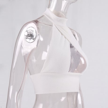 2色 Sexy Cut out Top