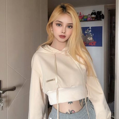 Cropped Hoodie パーカー