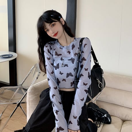Butterfly Mesh Top